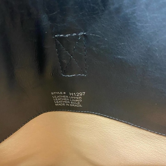 Madewell Black Knee-High Leather Boots - Picture 11 of 16